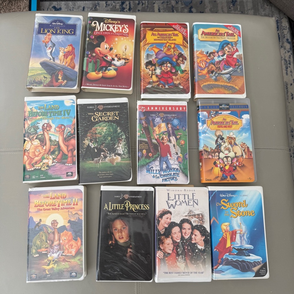 90s-2000s VHS Collection - bundle or individual